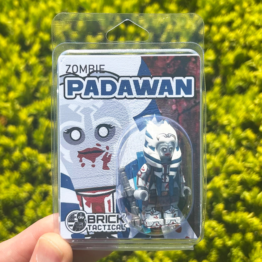 Zombie Padawan – custom LEGO-compatible minifigure item by BrickTactical, alternate view