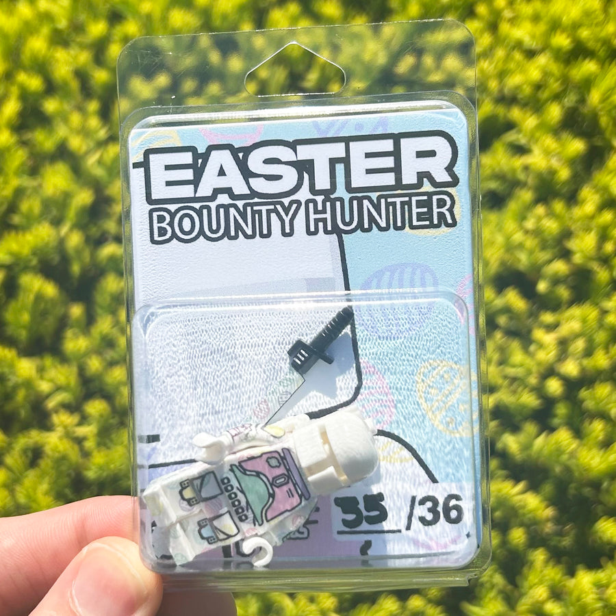 Easter Bounty Hunter - LIMITED EDITION 1/36 – custom LEGO-compatible minifigure item by BrickTactical, alternate view