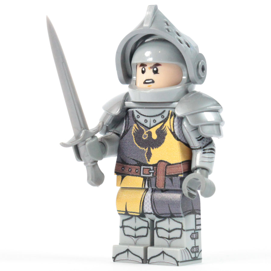 Raven Knight – custom LEGO-compatible minifigure item by BrickTactical, alternate view
