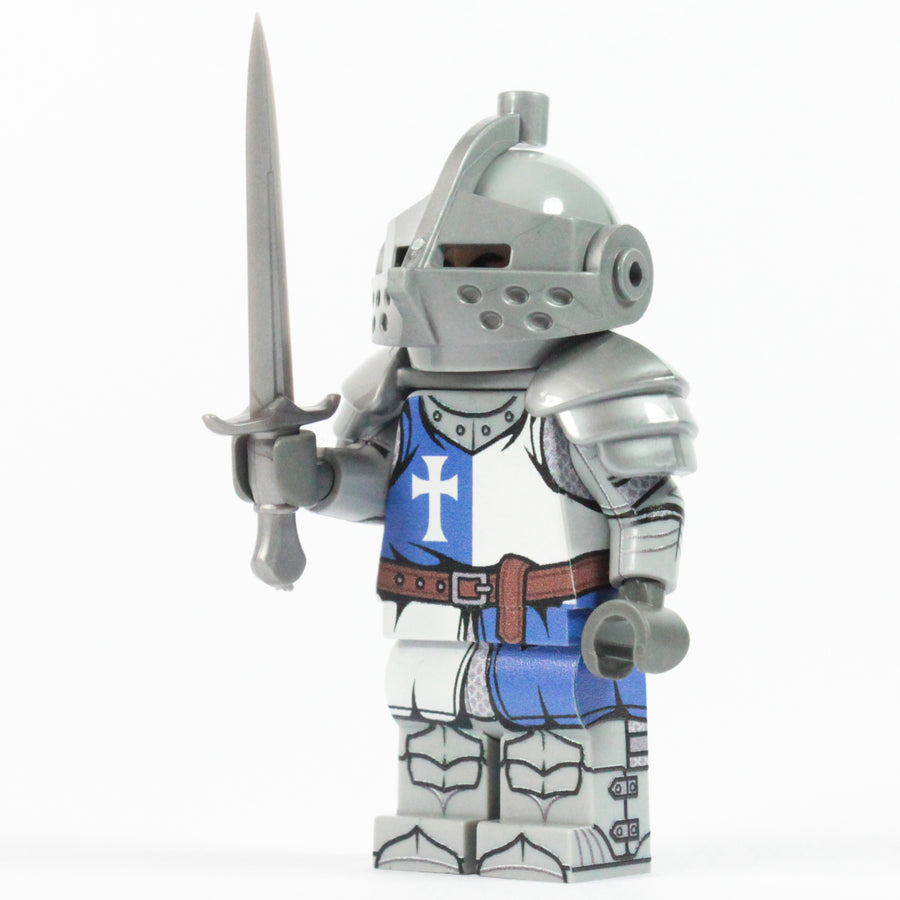 Crusader Knight – custom LEGO-compatible minifigure item by BrickTactical