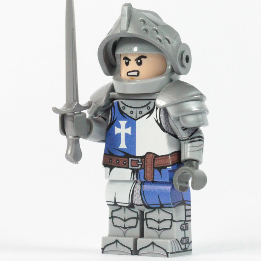 Crusader Knight – custom LEGO-compatible minifigure item by BrickTactical, alternate view