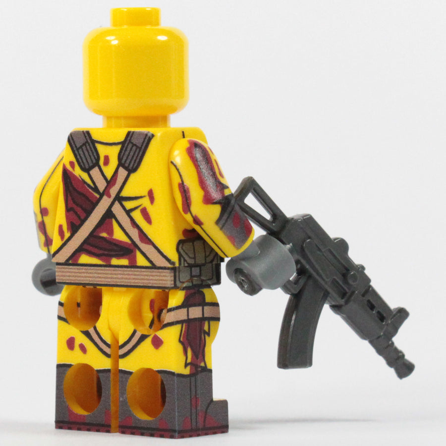 Containment Zombie – custom LEGO-compatible minifigure item by BrickTactical, alternate view
