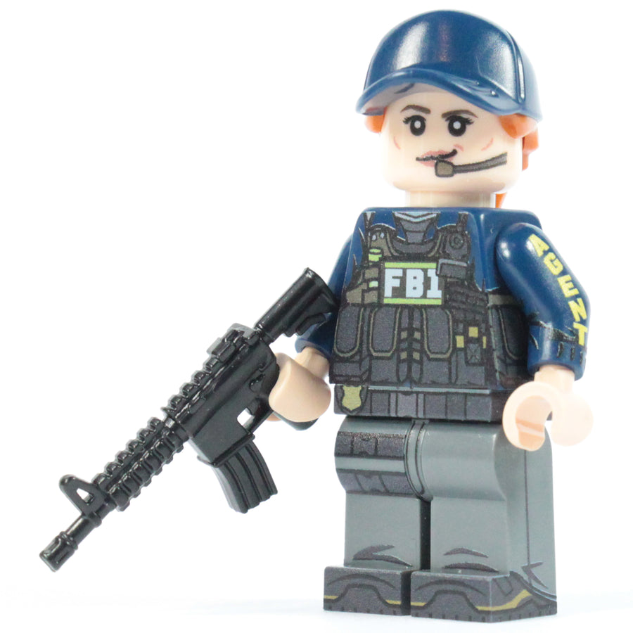 Federal Special Agent – custom LEGO-compatible minifigure item by BrickTactical