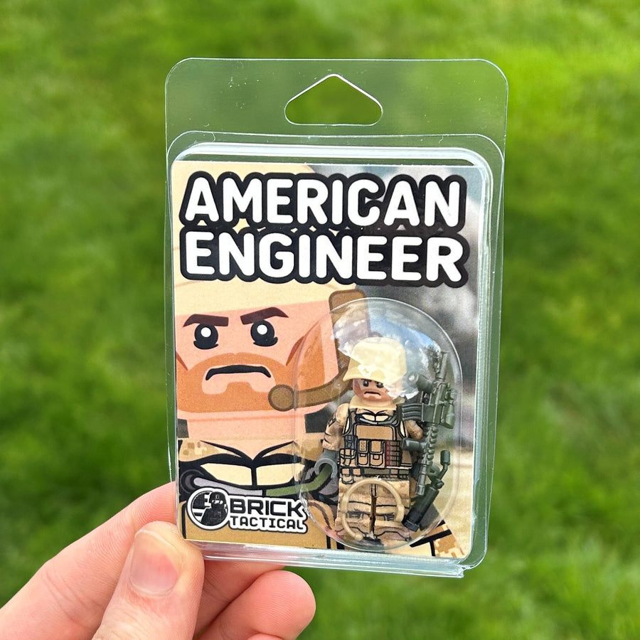 BrickTactical Custom LEGO Minifigure American Engineer view 2