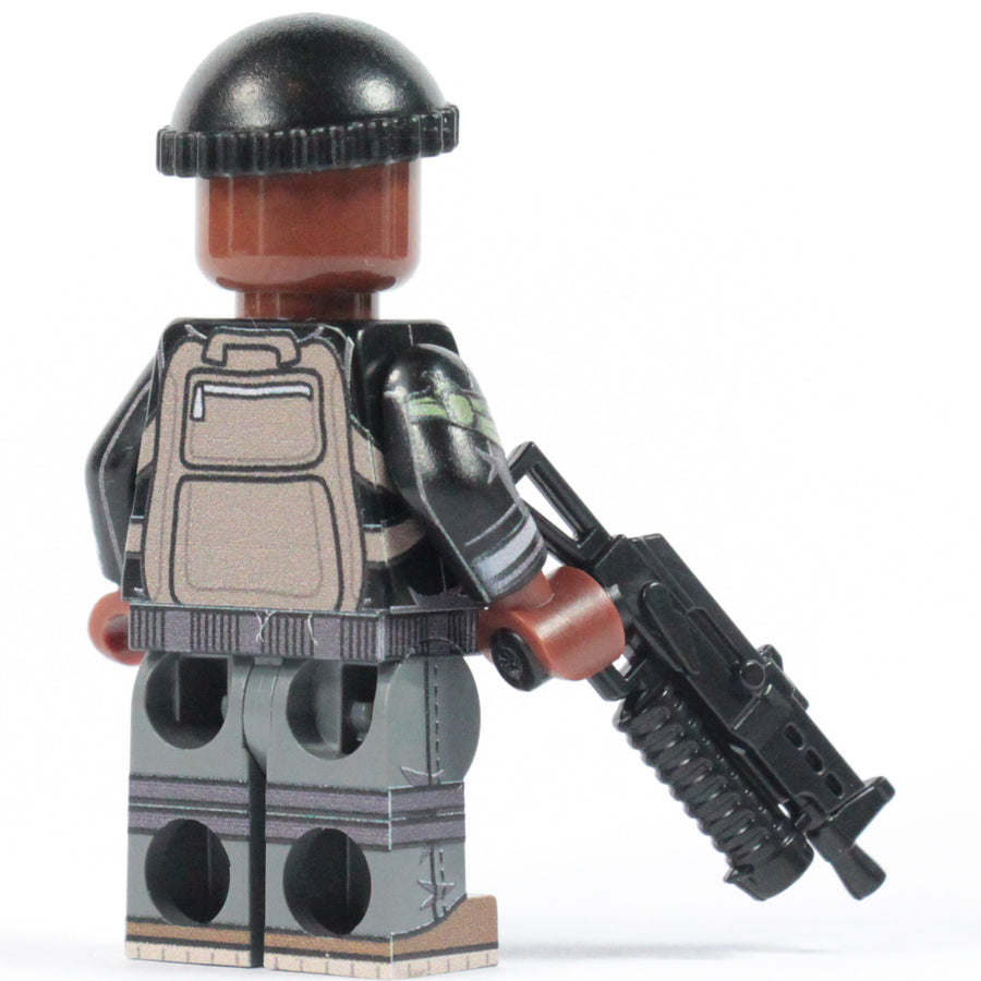 Requiem Operator – custom LEGO-compatible minifigure item by BrickTactical, alternate view