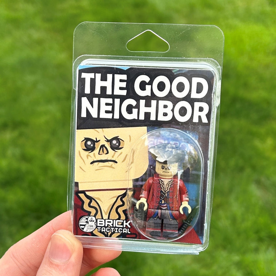 The Good Neighbor – custom LEGO-compatible minifigure item by BrickTactical, alternate view