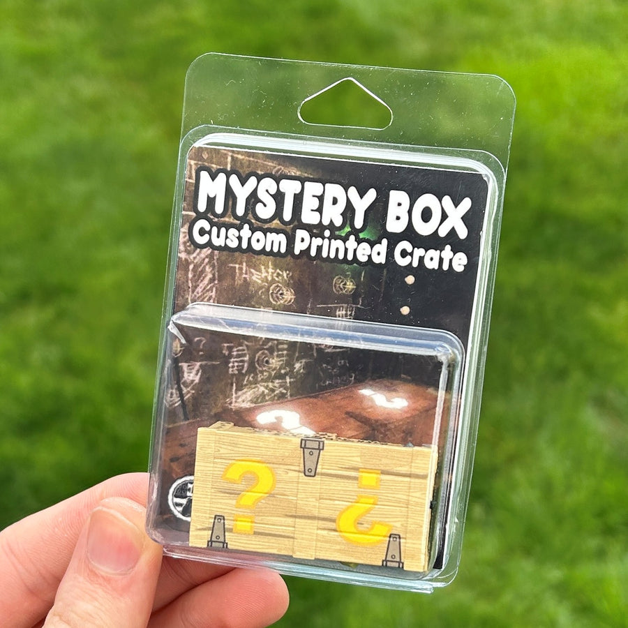 Mystery Crate – custom LEGO-compatible minifigure item by BrickTactical, alternate view