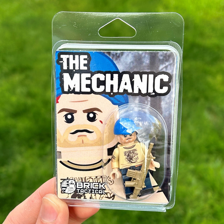 The Mechanic – custom LEGO-compatible minifigure item by BrickTactical, alternate view