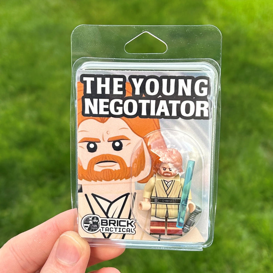The Young Negotiator – custom LEGO-compatible minifigure item by BrickTactical, alternate view