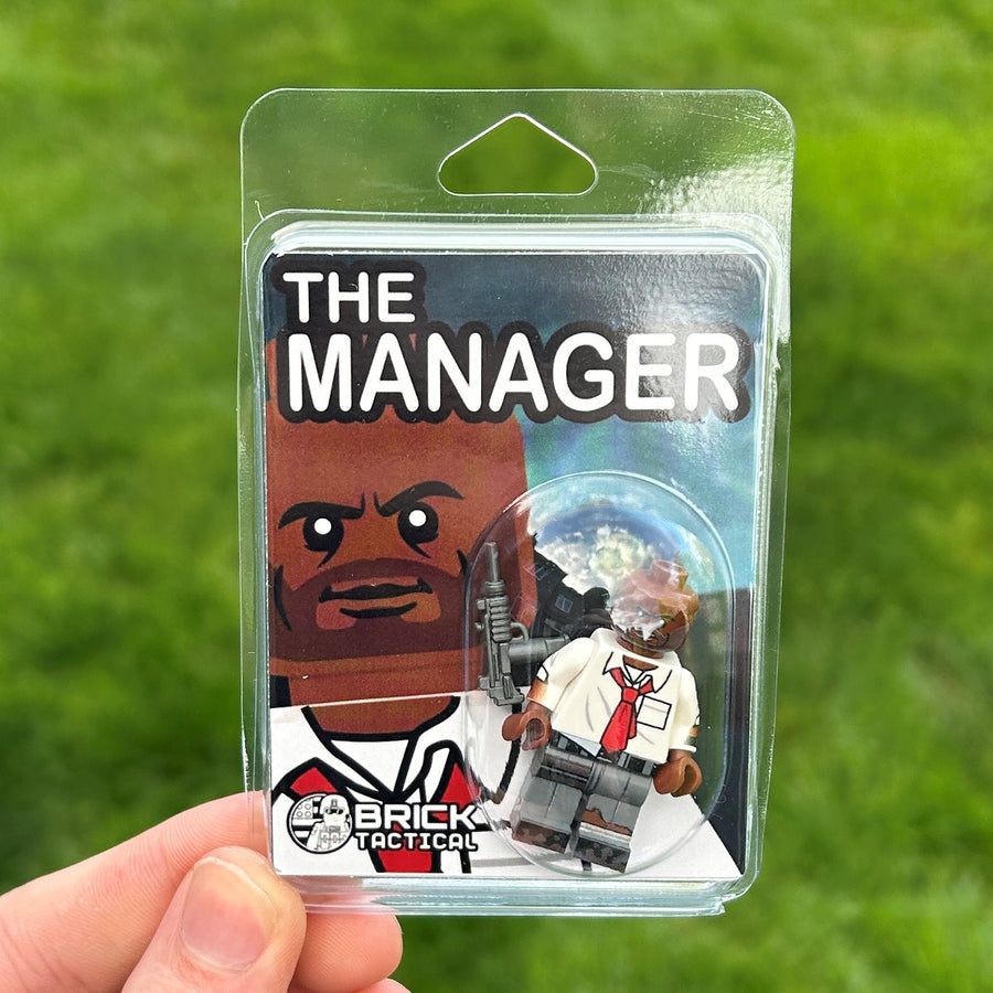 The Manager – custom LEGO-compatible minifigure item by BrickTactical, alternate view