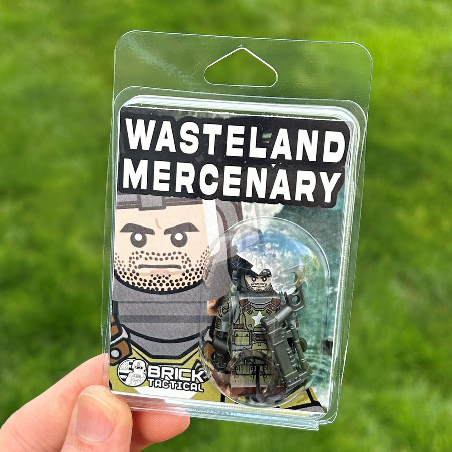 Wasteland Mercenary – custom LEGO-compatible minifigure item by BrickTactical, alternate view