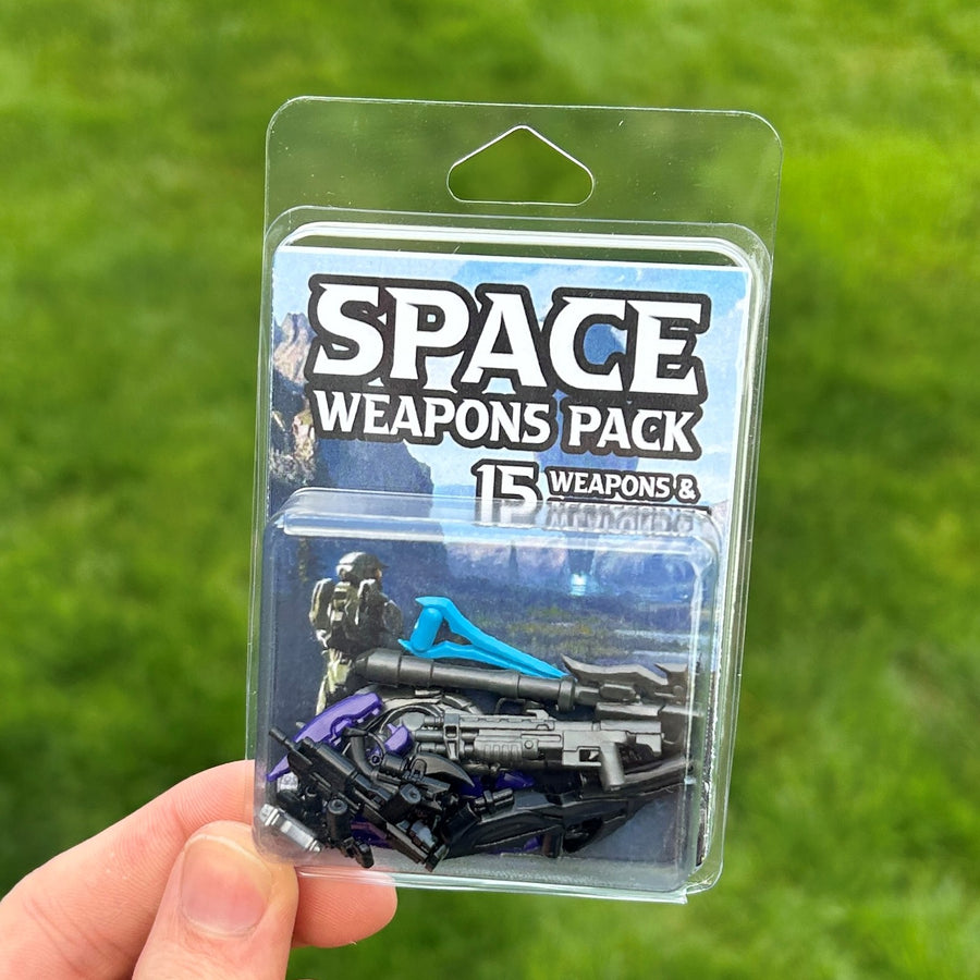 Space Weapon Pack – custom LEGO-compatible minifigure item by BrickTactical, alternate view