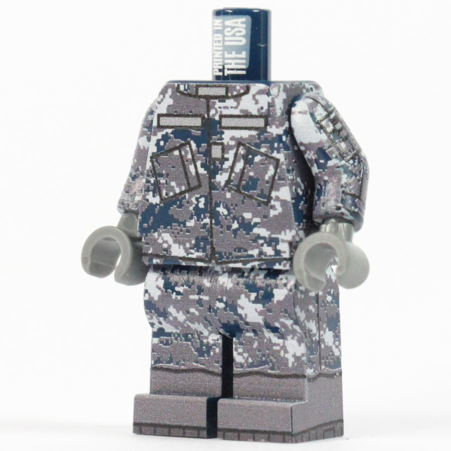 Navy Camo Body – custom LEGO-compatible minifigure item by BrickTactical