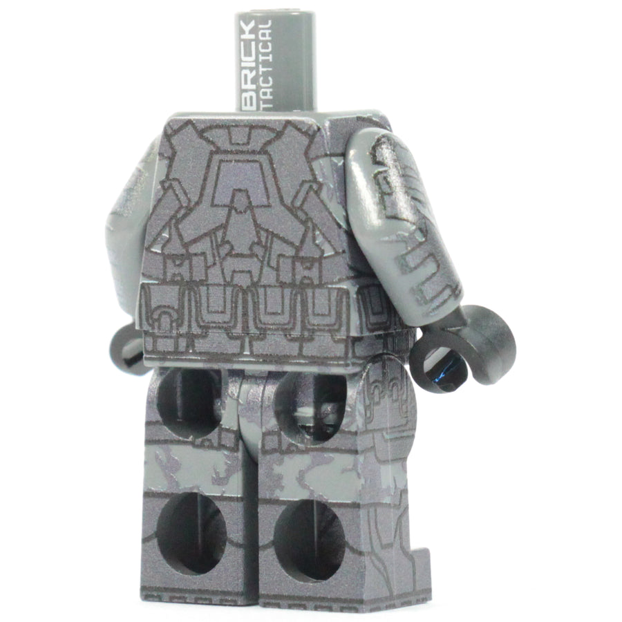 Space Marine Rig V2 – custom LEGO-compatible minifigure item by BrickTactical, alternate view