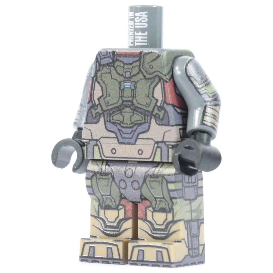 Marine Officer Rig – custom LEGO-compatible minifigure item by BrickTactical