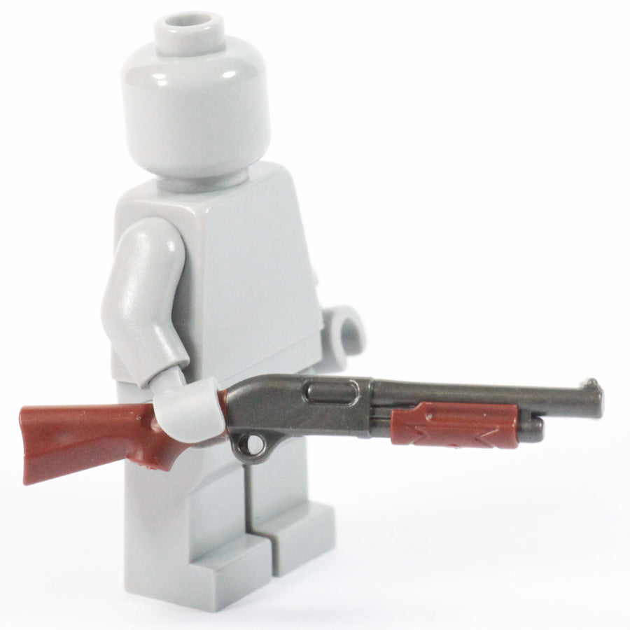 Overmolded BT870 Shotgun – custom LEGO-compatible minifigure item by BrickTactical, alternate view