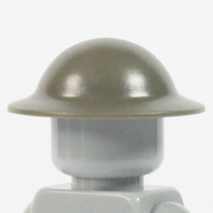 Brodie Helmet – custom LEGO-compatible minifigure item by BrickTactical, alternate view