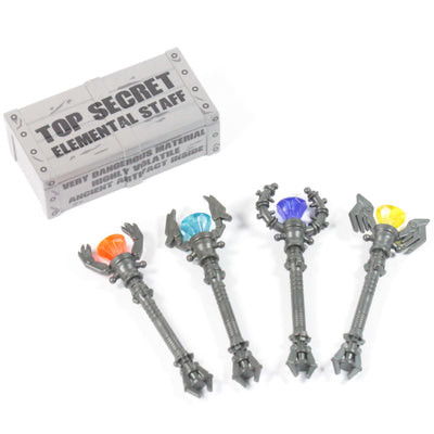 Elemental Staffs – custom LEGO-compatible minifigure item by BrickTactical