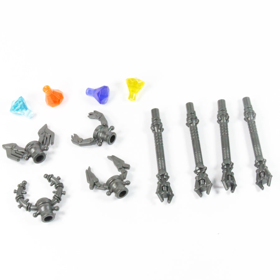 Elemental Staffs – custom LEGO-compatible minifigure item by BrickTactical, alternate view
