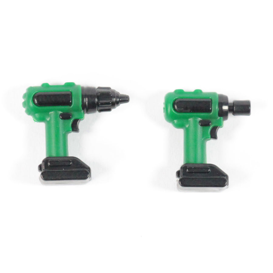 Overmolded Drill Set (Green) – custom LEGO-compatible minifigure item by BrickTactical