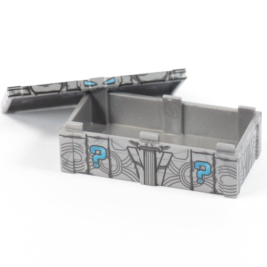 Mystery Crate (Stone Edition) – custom LEGO-compatible minifigure item by BrickTactical, alternate view