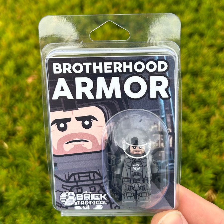 Brotherhood Armor – custom LEGO-compatible minifigure item by BrickTactical, alternate view