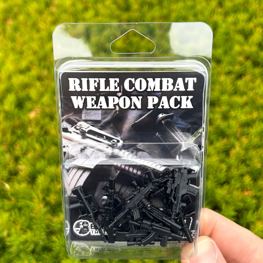 Rifle Combat Weapon Pack – custom LEGO-compatible minifigure item by BrickTactical, alternate view