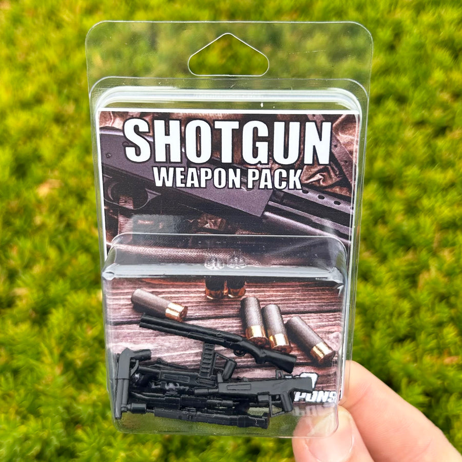 Shotgun Weapon Pack – custom LEGO-compatible minifigure item by BrickTactical, alternate view