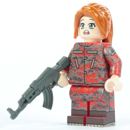 Female Camo Soldier