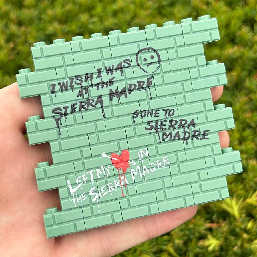Casino Graffiti Wallbrick – custom LEGO-compatible minifigure item by BrickTactical