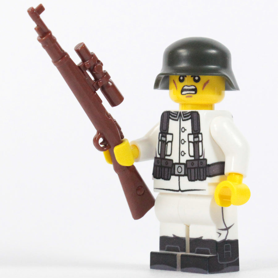 WW2 Winter German Soldier – custom LEGO-compatible minifigure item by BrickTactical