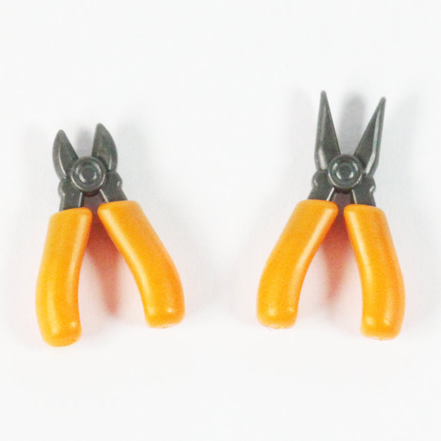 Plier Set (Orange) – custom LEGO-compatible minifigure item by BrickTactical, alternate view