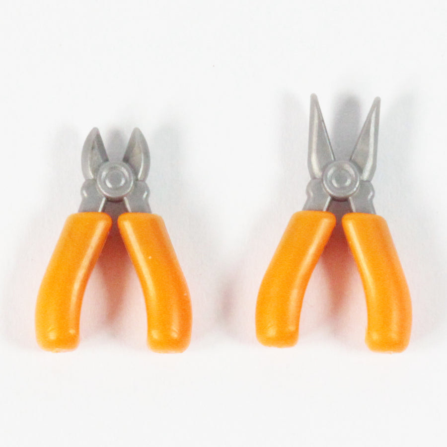 Plier Set (Orange) – custom LEGO-compatible minifigure item by BrickTactical