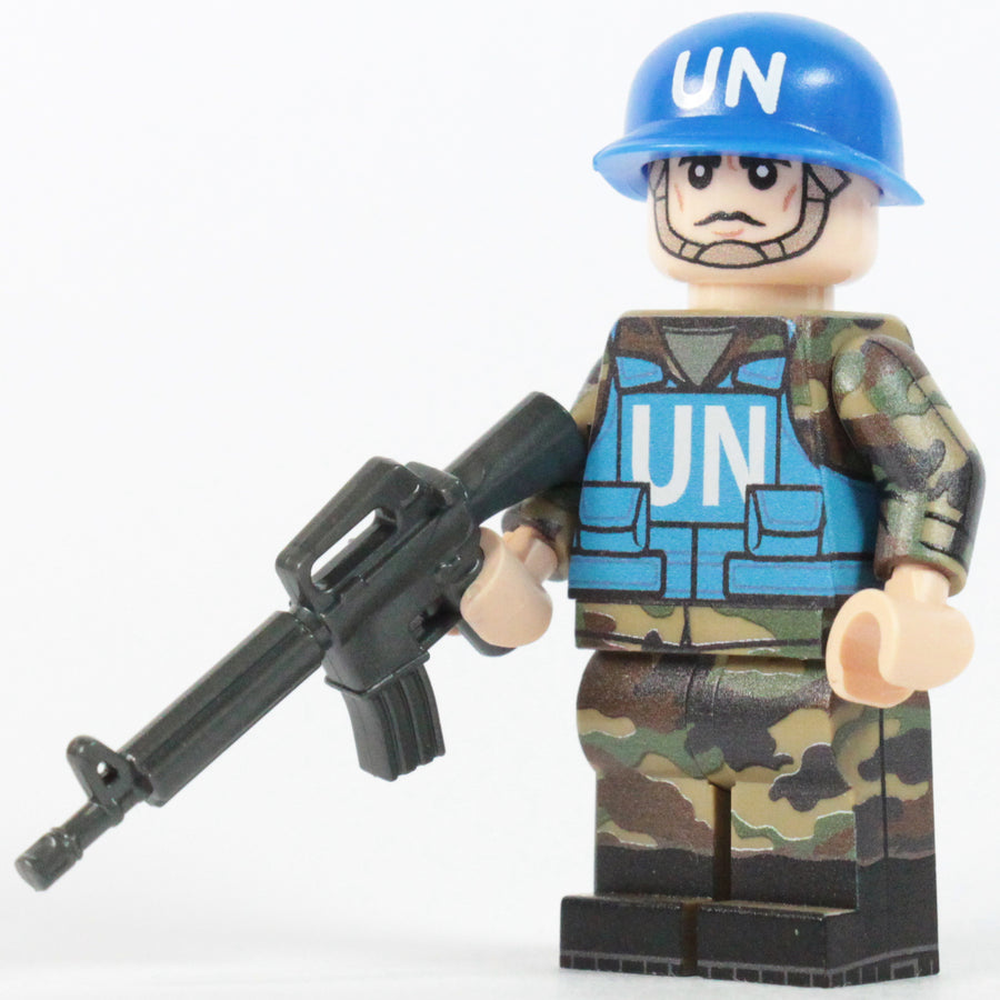 UN Soldier – custom LEGO-compatible minifigure item by BrickTactical