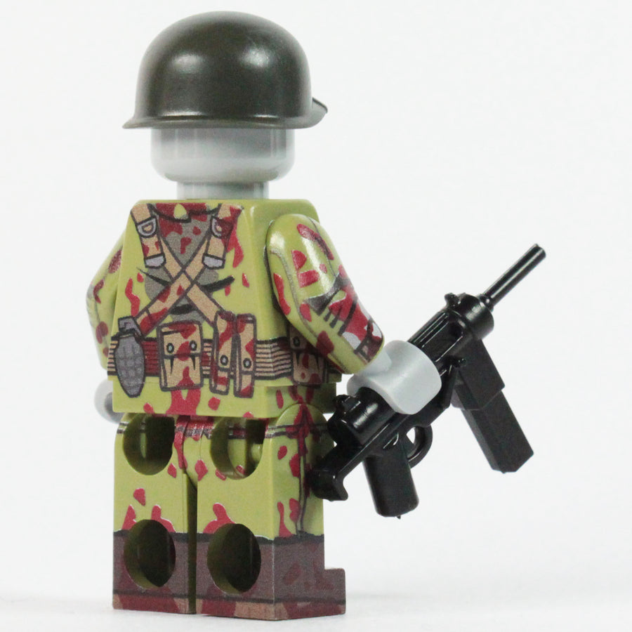 WW2 American Zombie – custom LEGO-compatible minifigure item by BrickTactical, alternate view