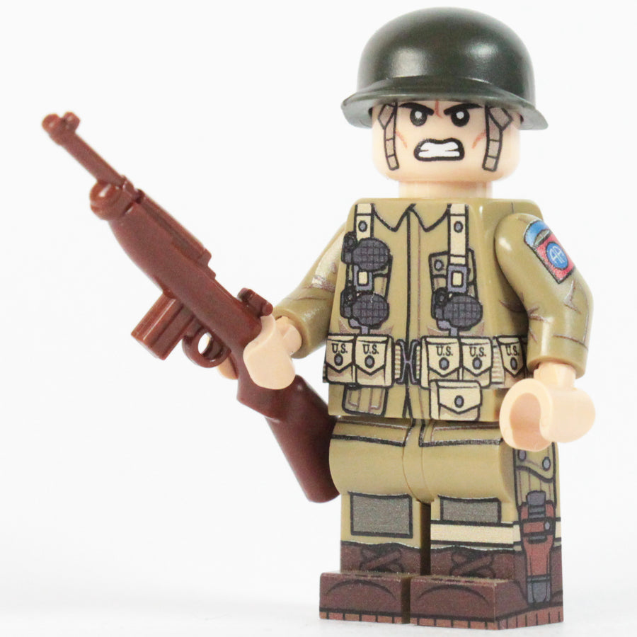 WW2 American 82nd Airborne – custom LEGO-compatible minifigure item by BrickTactical