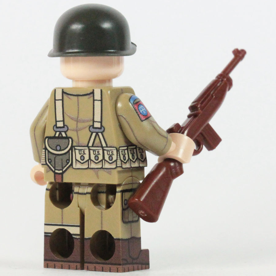 WW2 American 82nd Airborne – custom LEGO-compatible minifigure item by BrickTactical, alternate view