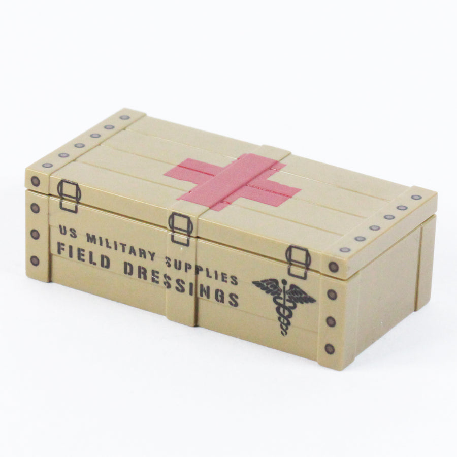 US Medic Crate – custom LEGO-compatible minifigure item by BrickTactical, alternate view