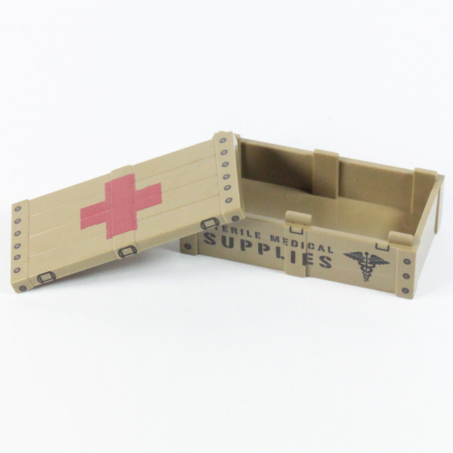 US Medic Crate – custom LEGO-compatible minifigure item by BrickTactical, alternate view