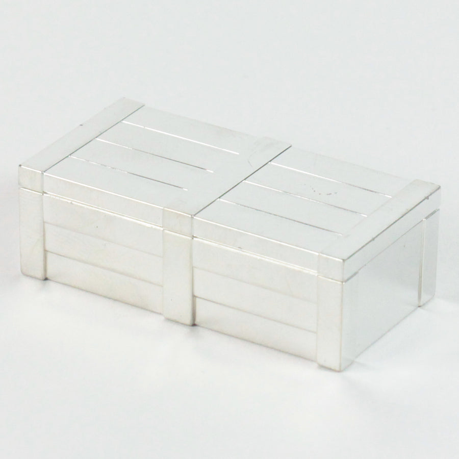 Chrome Crate – custom LEGO-compatible minifigure item by BrickTactical, alternate view