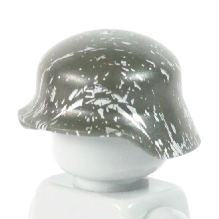 Scratched Stahlhelm – custom LEGO-compatible minifigure item by BrickTactical, alternate view