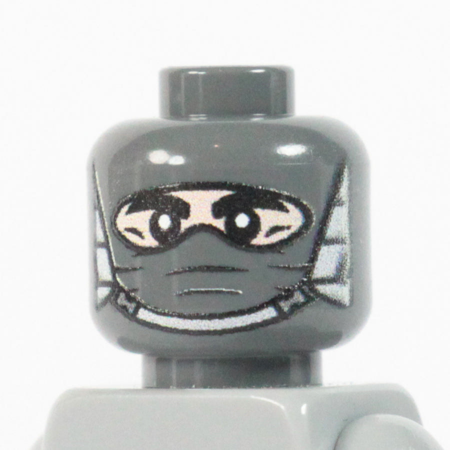 Wrapped Chinstrap Head – custom LEGO-compatible minifigure item by BrickTactical