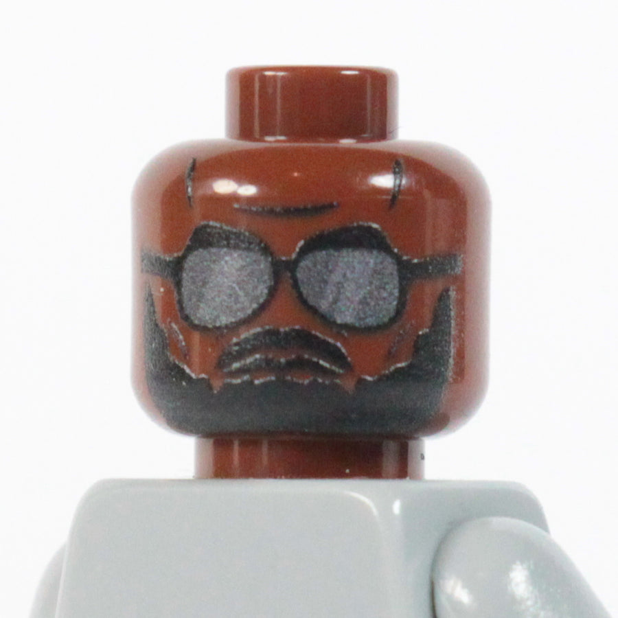 Tactical Beard Head #003 – custom LEGO-compatible minifigure item by BrickTactical