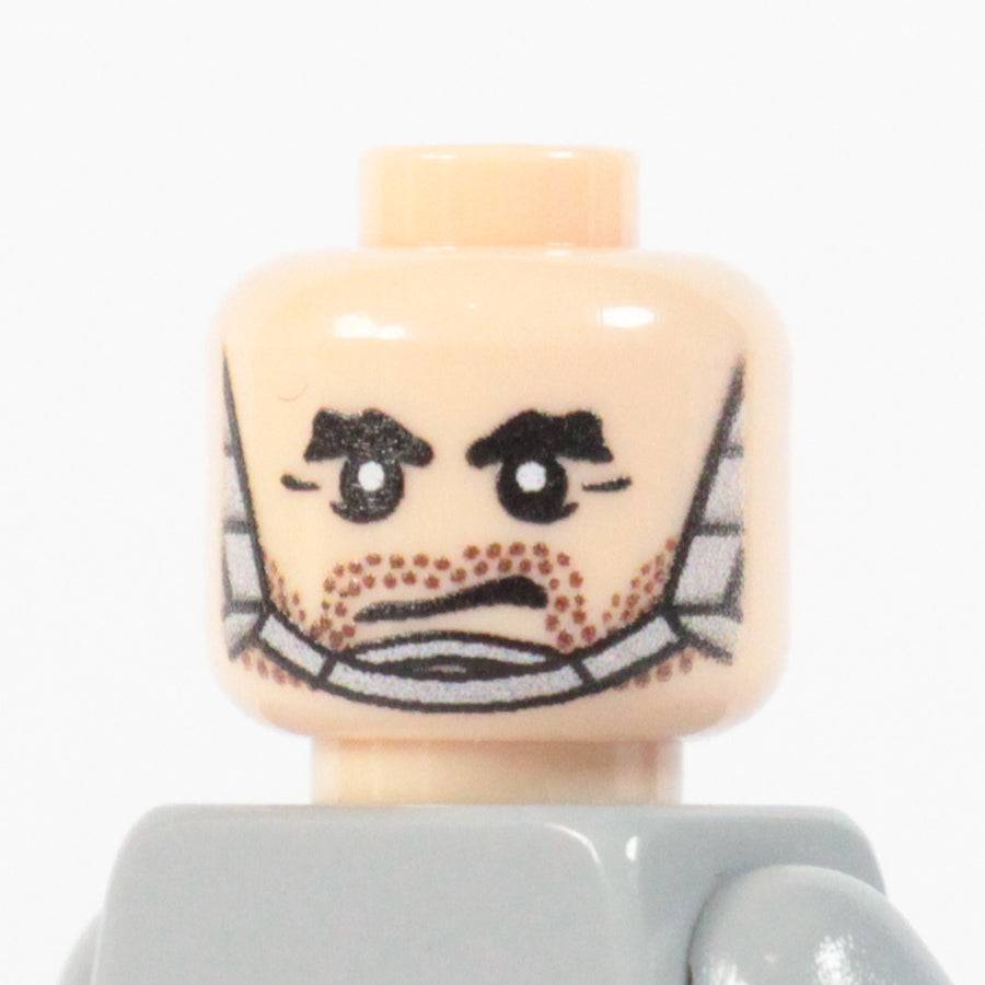 Chin Strap Head – custom LEGO-compatible minifigure item by BrickTactical