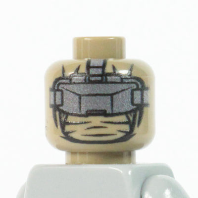 Tactical Drone Head – custom LEGO-compatible minifigure item by BrickTactical