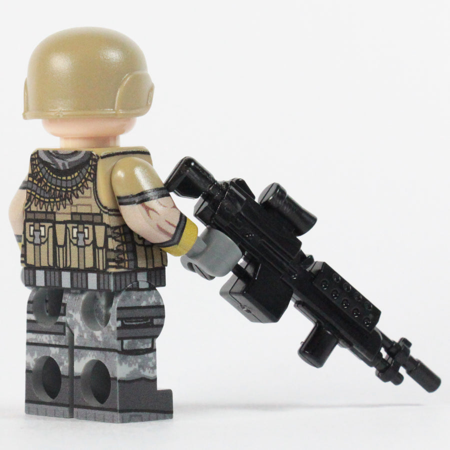 BrickTactical Custom LEGO Minifigure American Support view 2