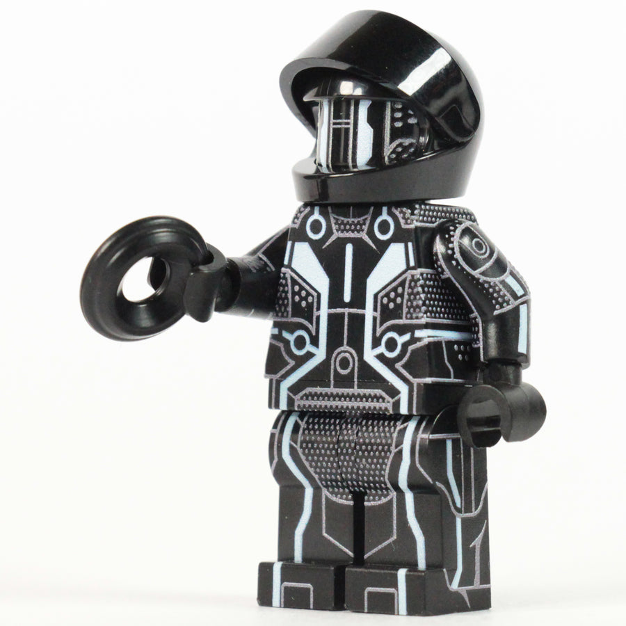 Grid User – custom LEGO-compatible minifigure item by BrickTactical, alternate view