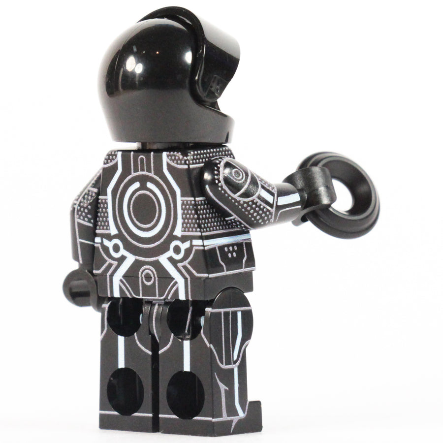 Grid User – custom LEGO-compatible minifigure item by BrickTactical, alternate view