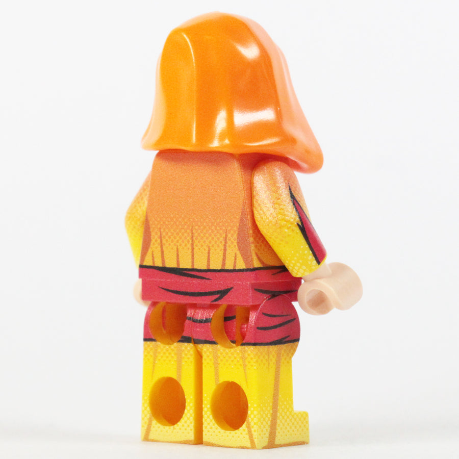 Flame Handmaiden – custom LEGO-compatible minifigure item by BrickTactical, alternate view