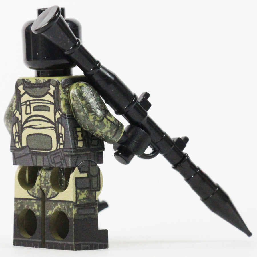 Russian Engineer – custom LEGO-compatible minifigure item by BrickTactical, alternate view